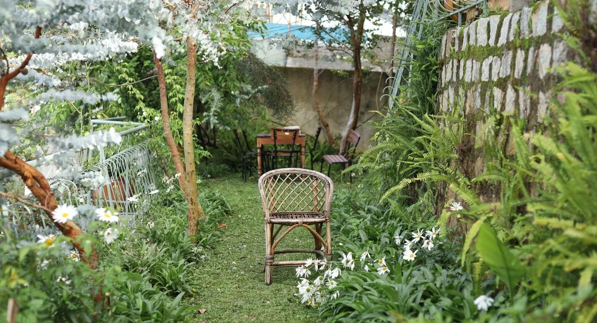 Illustration, Gartengestaltung Ideen kleine Gärten