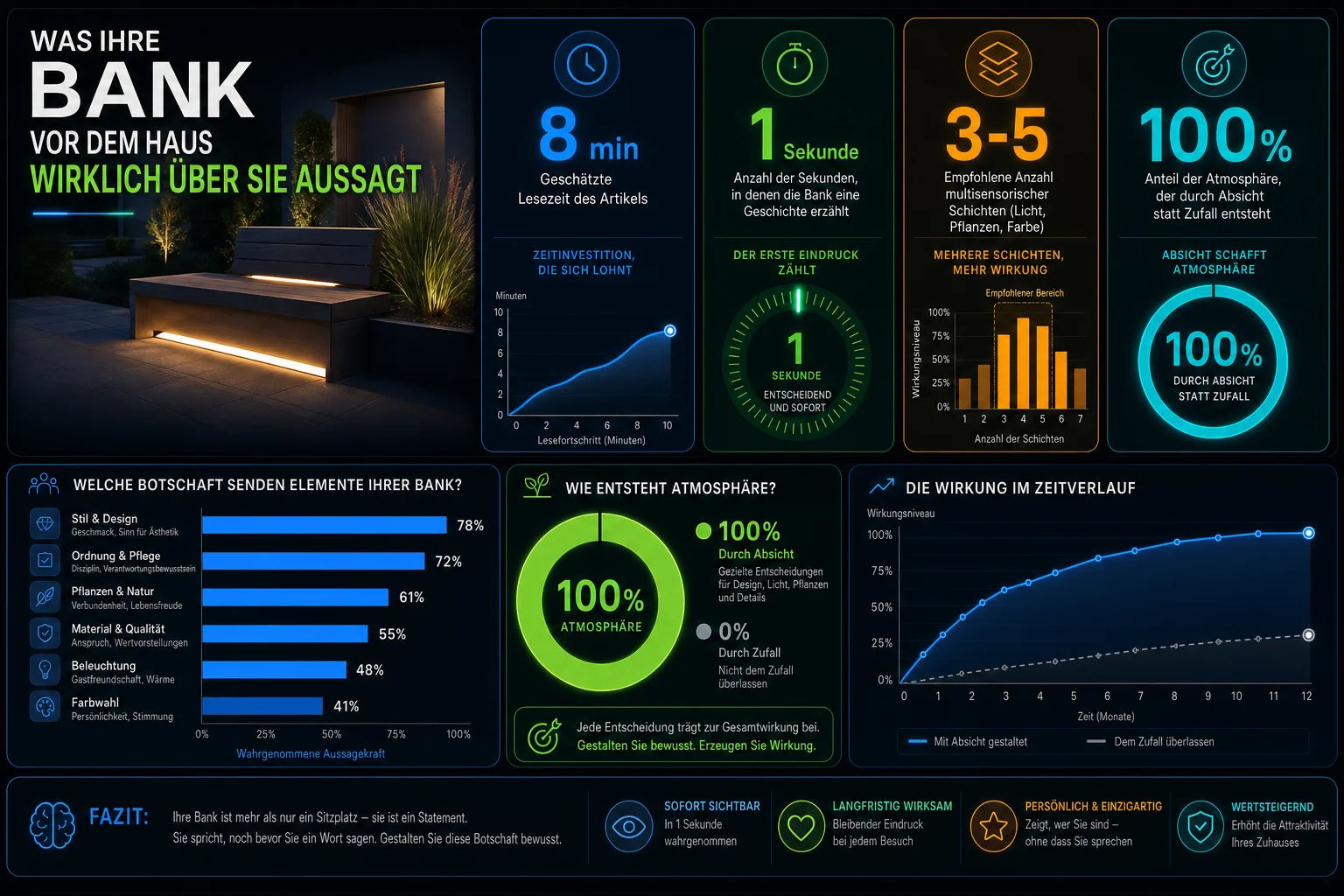 Infographie — Was ihre bank vor dem haus wirklich über sie aussagt